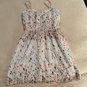 Francesca’s multicolored dress